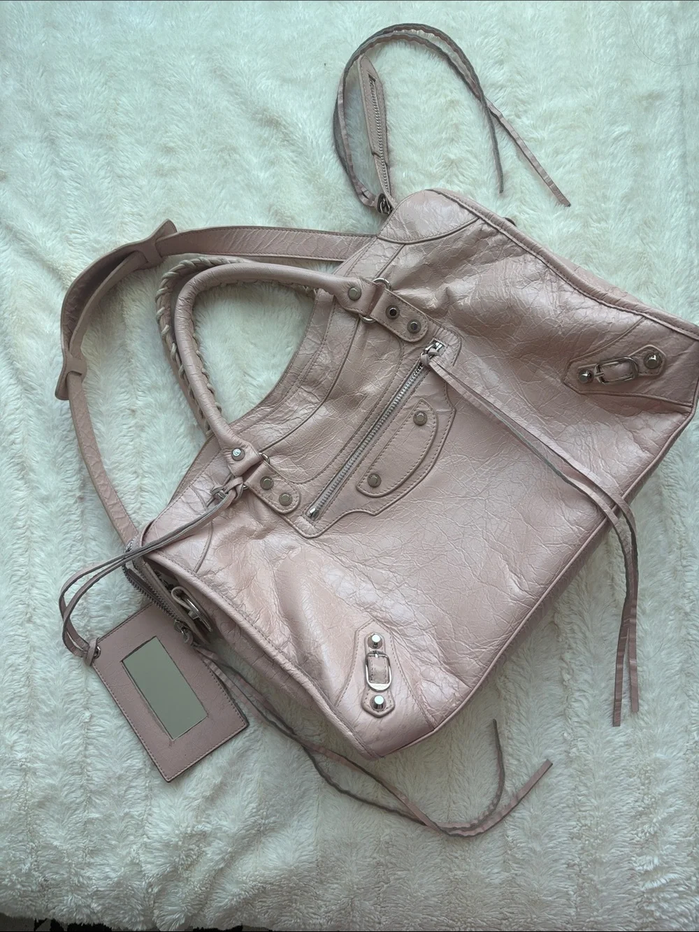 Blush Pink City Bag